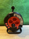 Carrete de cable DIY 4 enchufes 15M Velamp