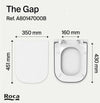 Tapa y asiento de baño Roca