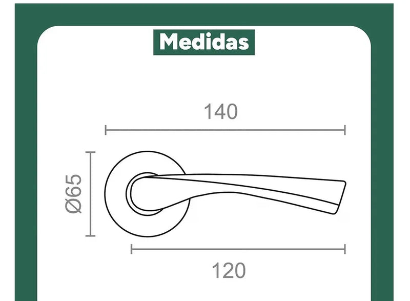Juego de Manilla con Roseta ancha