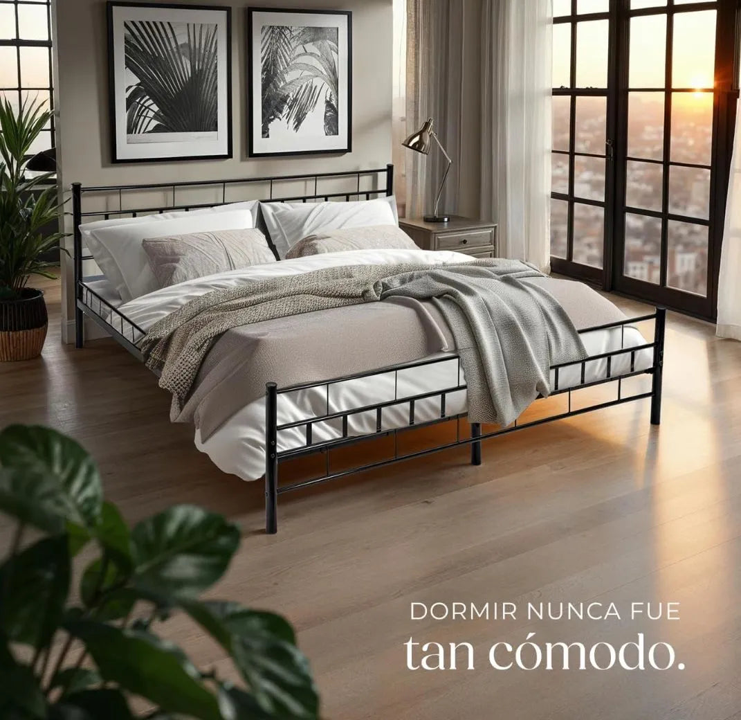 Cama de matrimonio estructura