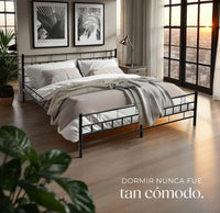 Cama de matrimonio estructura