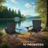 Set de 2 sillas plegables de camping