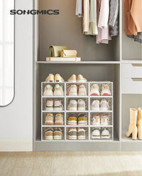 Cajas para Zapatos Transparentes SONGMICS