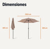 Sombrilla para Terraza - AmazonBasics