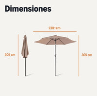 Sombrilla para Terraza - AmazonBasics