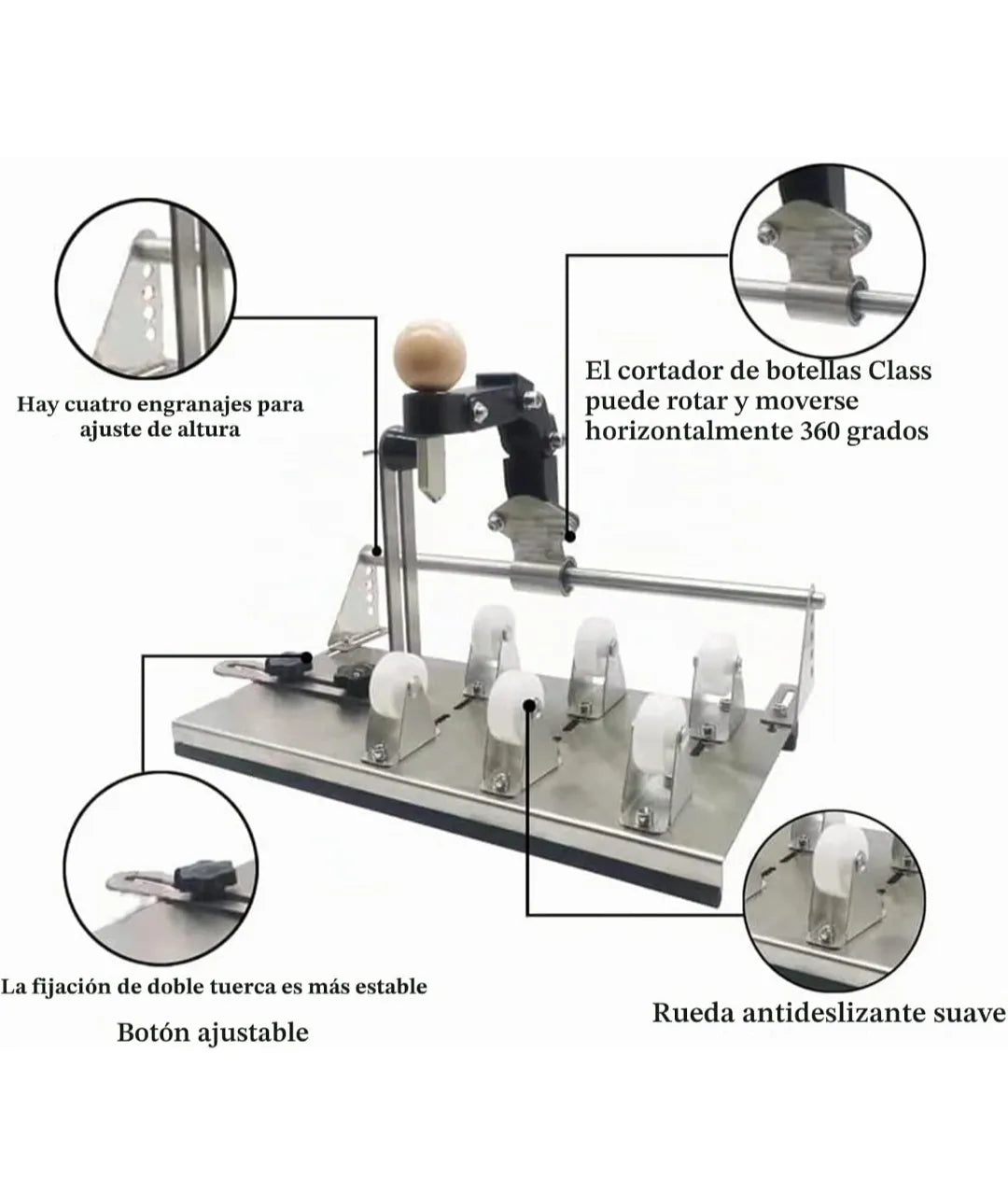 Cortador de botellas de vidrio