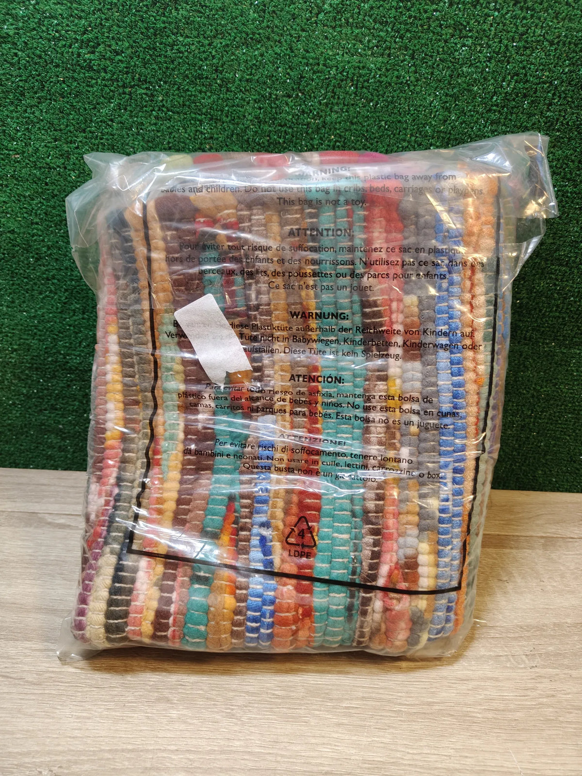 Alfombra 50x80 con Rayas Multicolores RAJRANG