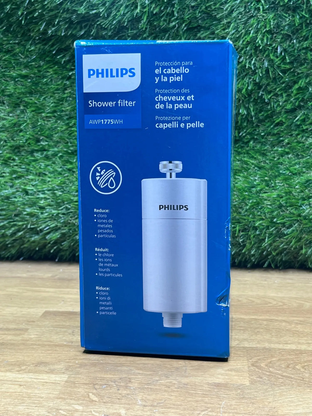 Filtro de ducha en línea Philips