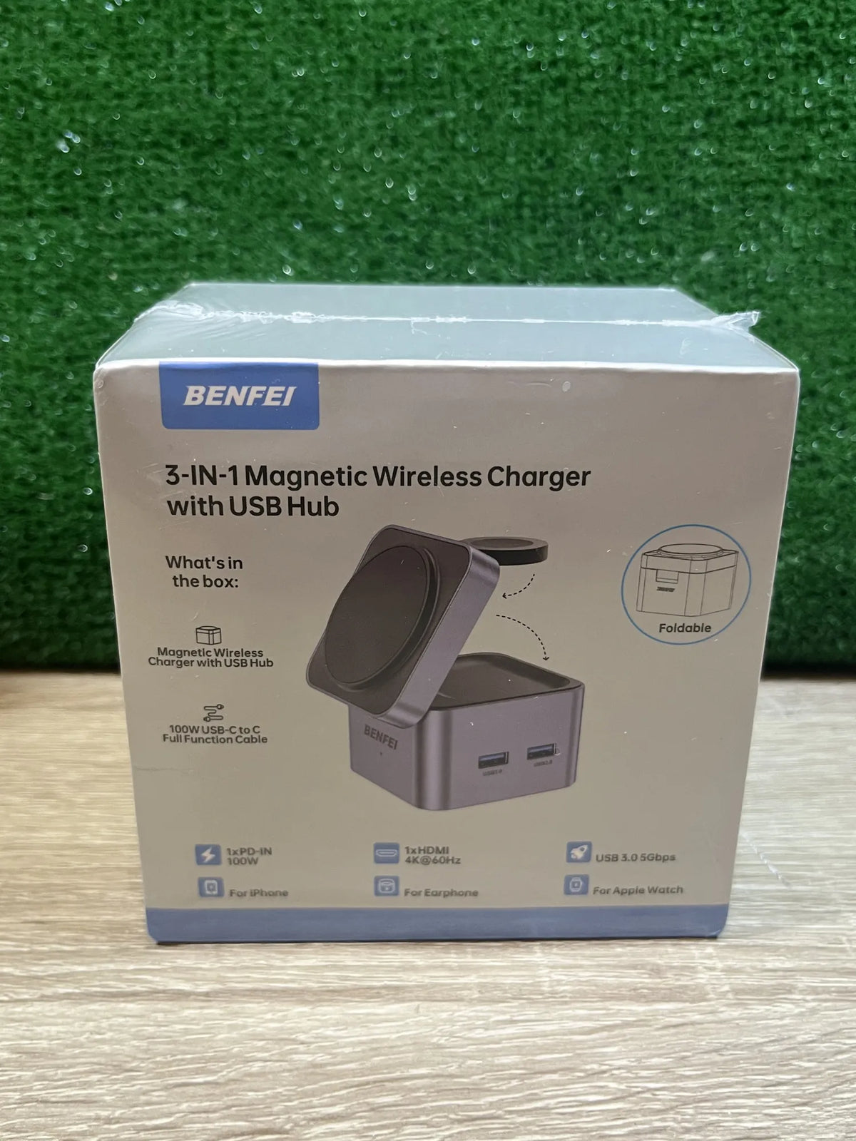 Cargador Plegable MagSafe 3 en 1 BENFEI