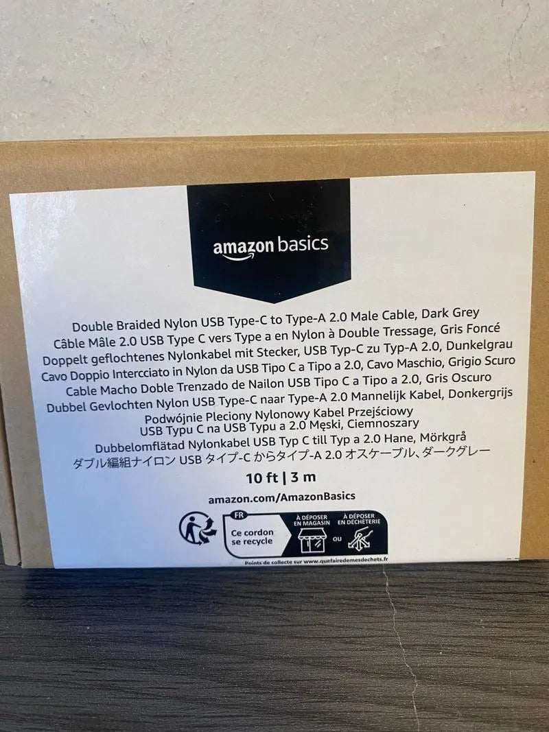 Cable de carga rápida - AmazonBasics