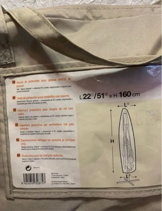Funda de protección para sombrillas