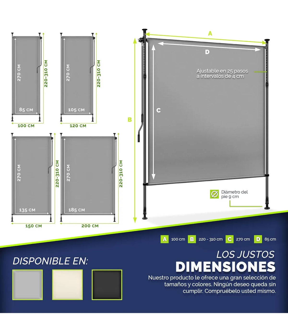 Toldo vertical - tillvex