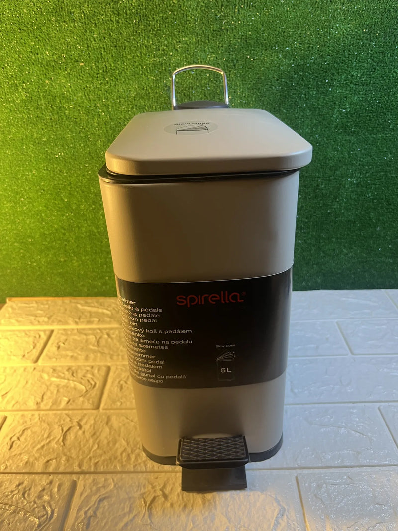 Cubo de basura para baño 5L Spirella Erik