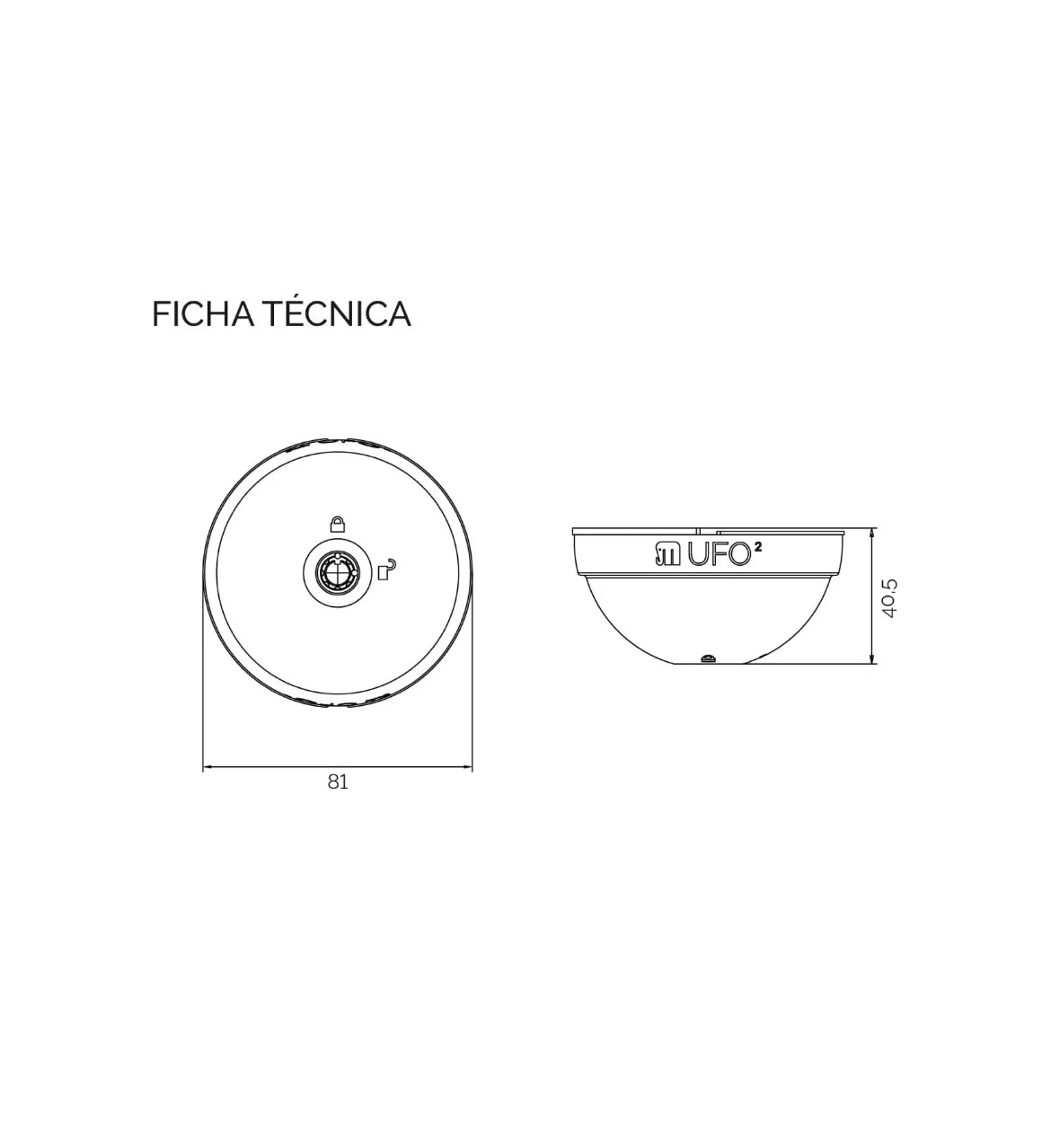 Cerradura antirrobo para vehículo UFO2 MERONI