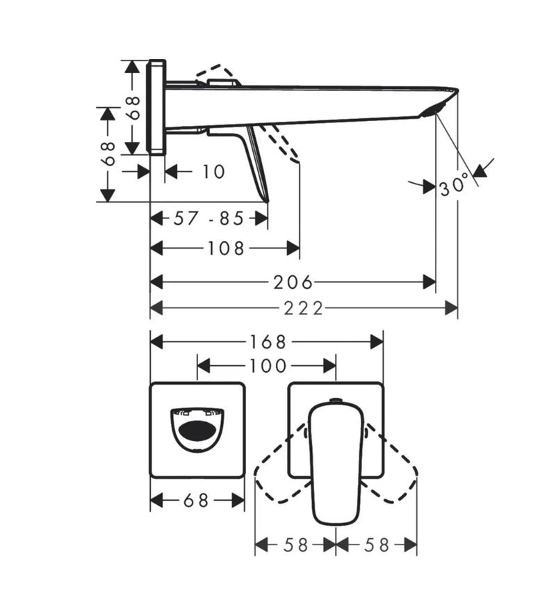 Grifo monomando de lavabo