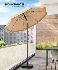 Sombrilla de 200cm bidireccional - Songmics