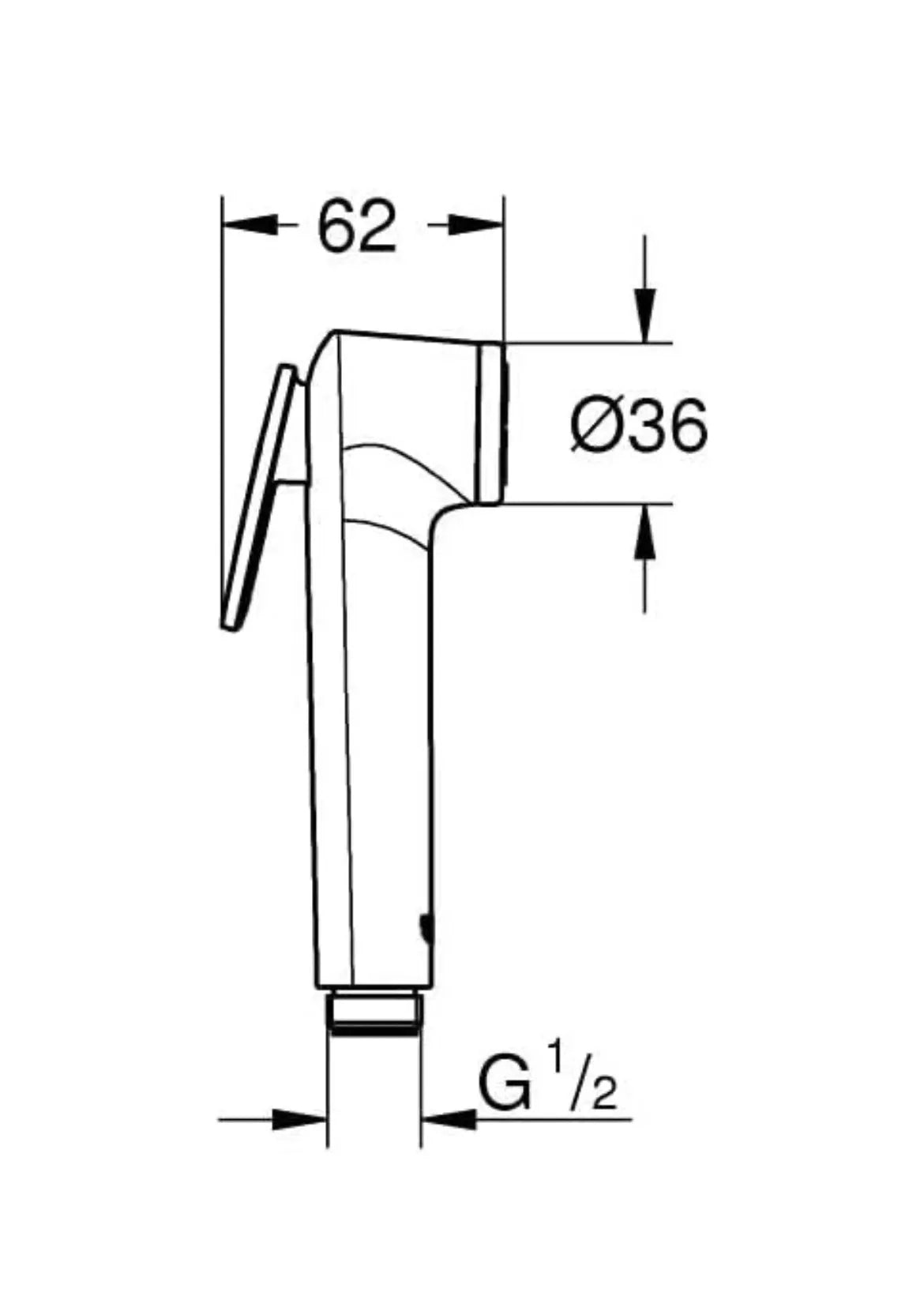 Trigger Spray ducha de mano Grohe Vitalio