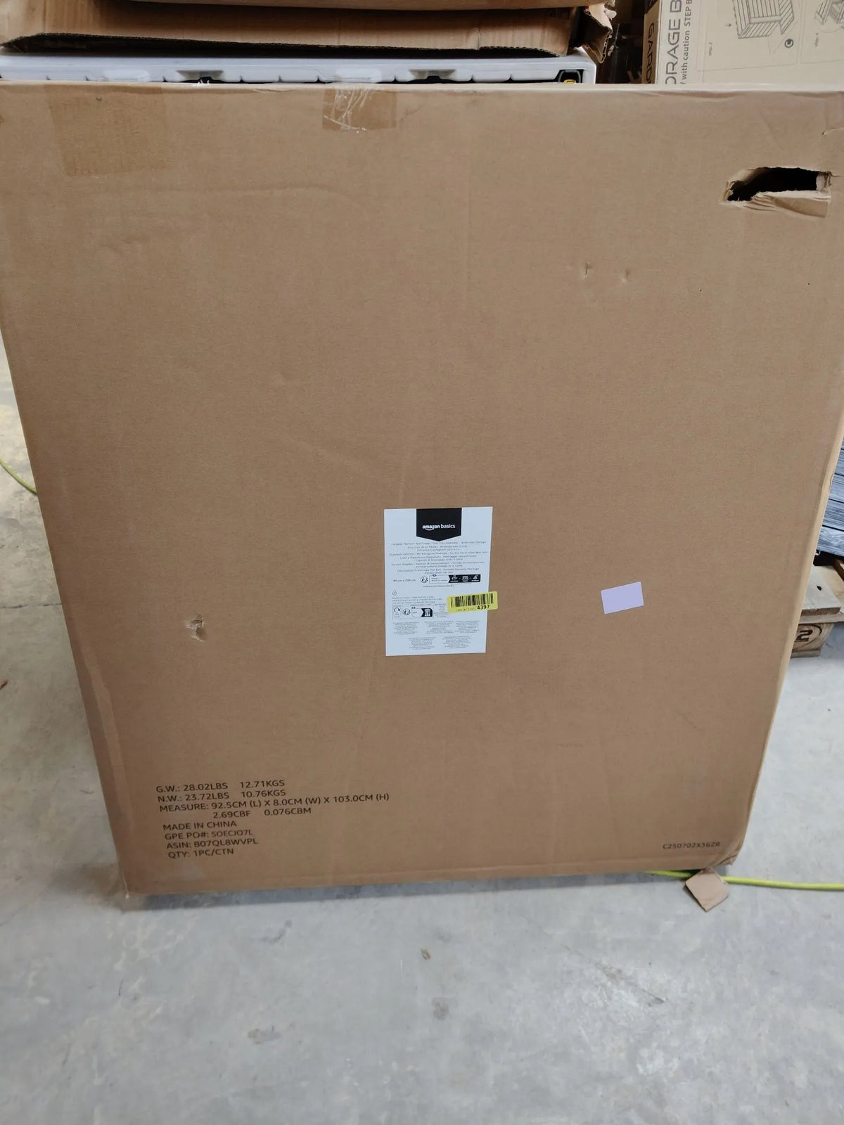 Somier fijo plegable - AmazonBasics