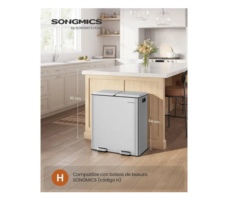 Papelera de Cocina 30L
