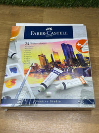 Estuche con 24 Tubos Acuarela Faber-Castell