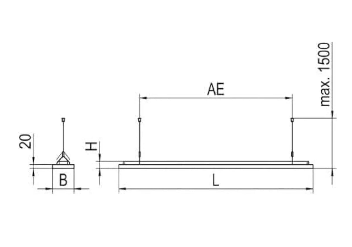 Plafón led