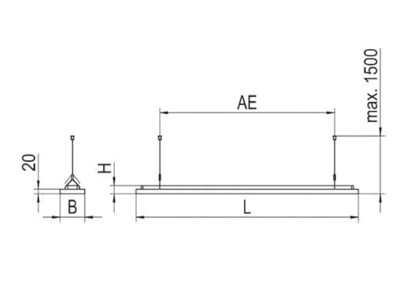Plafón led