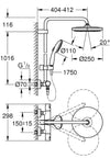 Sistema de ducha con termostato - Grohe