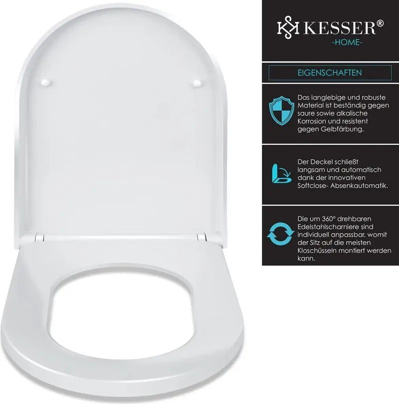 Asiento inodoro blanco - KESSER