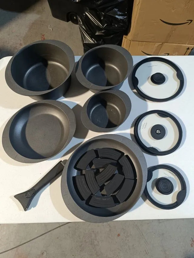 Batería ollas y sartenes 8 piezas Tognana