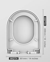 Asiento de Inodoro de Cierre Suave - Ibergrif