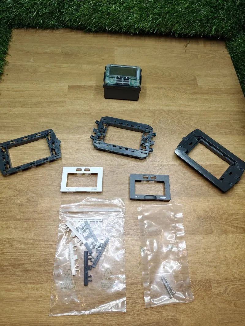 Termostato empotrable con LCD a Pilas