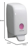 Aquarius Dispensador de jabón (1 L), color blanco