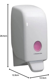 Aquarius Dispensador de jabón (1 L), color blanco