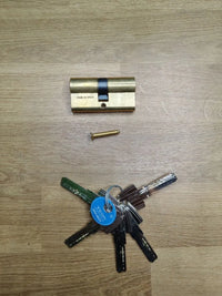 Cilindro de llave plana reversible Tesa