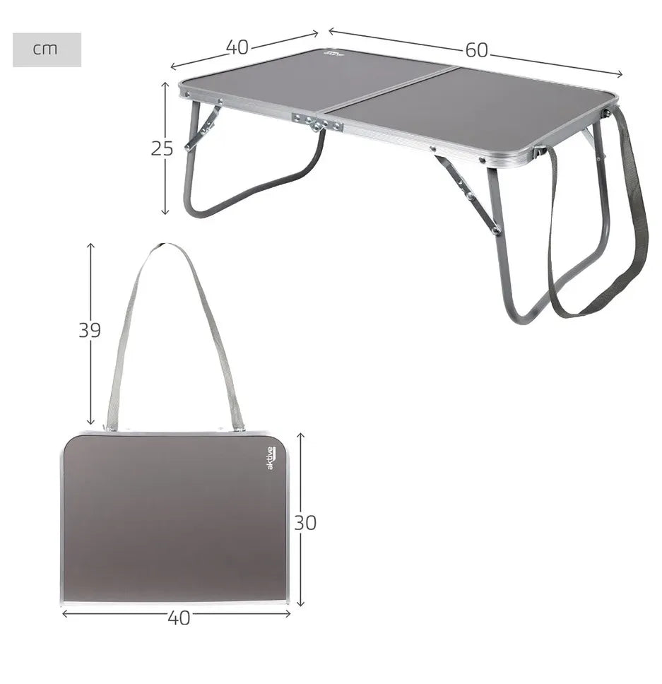Mesa baja plegable para playa Aktive