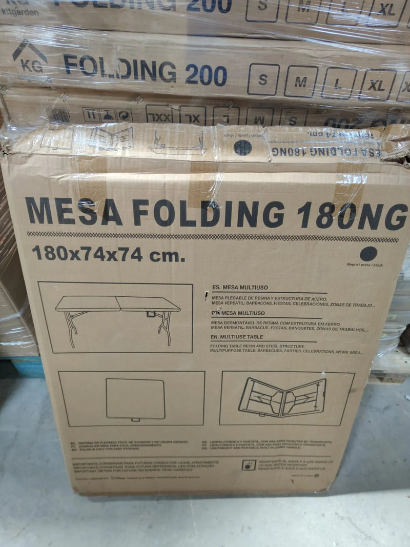 Mesa plegable 180cm - KG KITGARDEN
