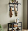 Perchero de pared con 10 ganchos
