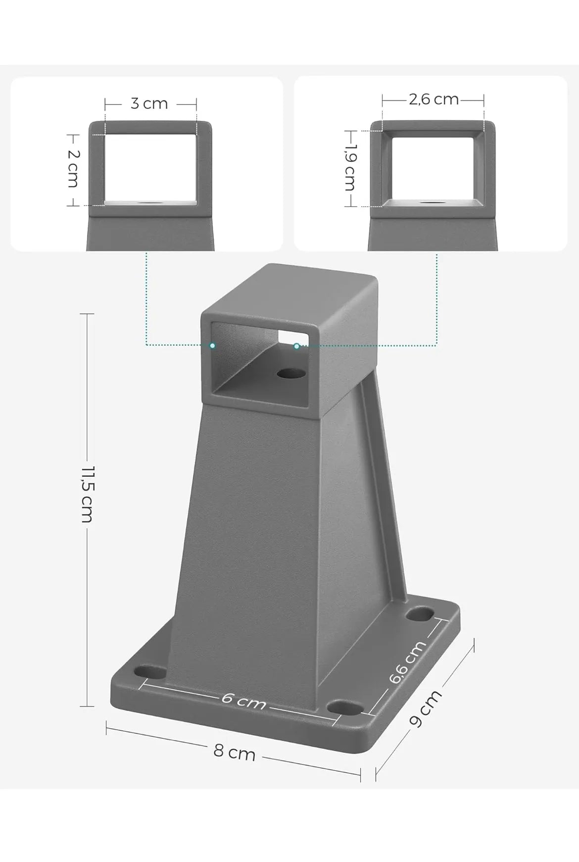 Soporte de Pared para Toldo Lateral SONGMICS