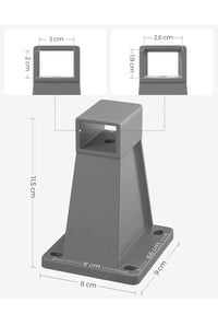 Soporte de Pared para Toldo Lateral SONGMICS