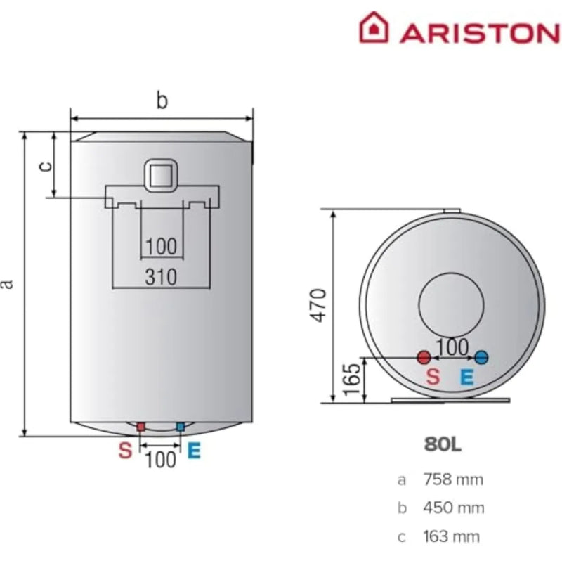 Calentador de Agua Eléctrico - Ariston