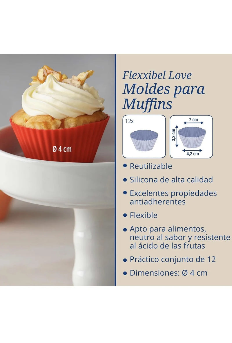 Capsulas de Silicona para Magdalenas Dr. Oetker