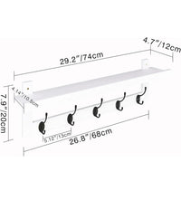 Percheros con Estante de Pared - SMIBUY