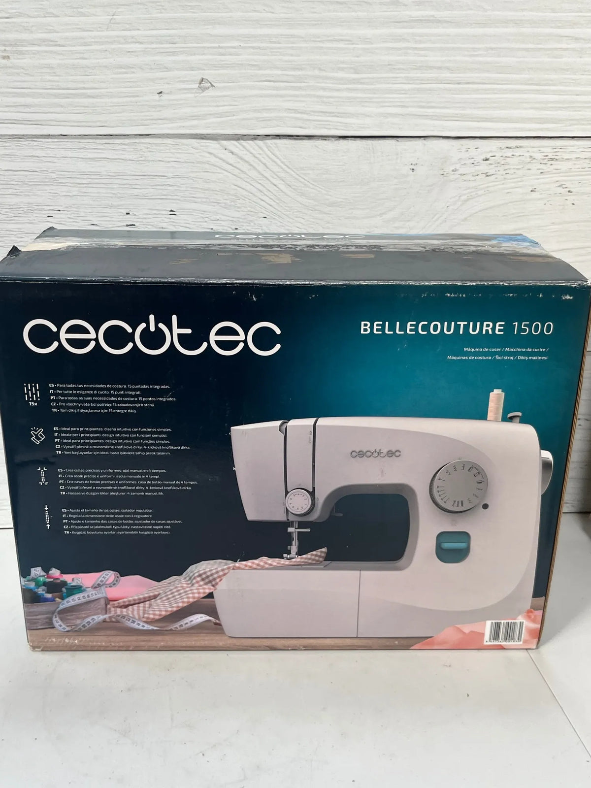 Máquina de Coser para Principiantes BelleCouture 1500 Elite