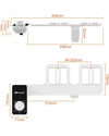 Bidet WC No Eléctrico Agua Fría Presión Ajustable Ibergrif