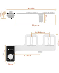 Bidet WC No Eléctrico Agua Fría Presión Ajustable Ibergrif