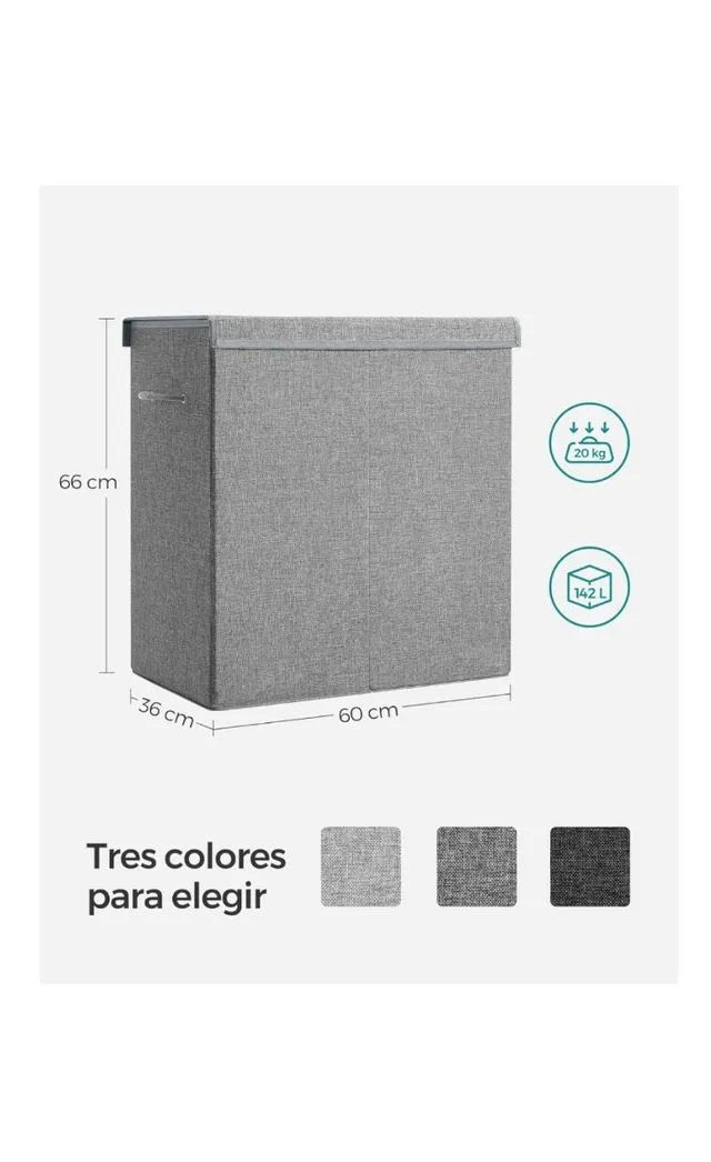 Cesta para la ropa de 85L