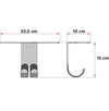 Soporte universal para bicicletas de techo Meliconi