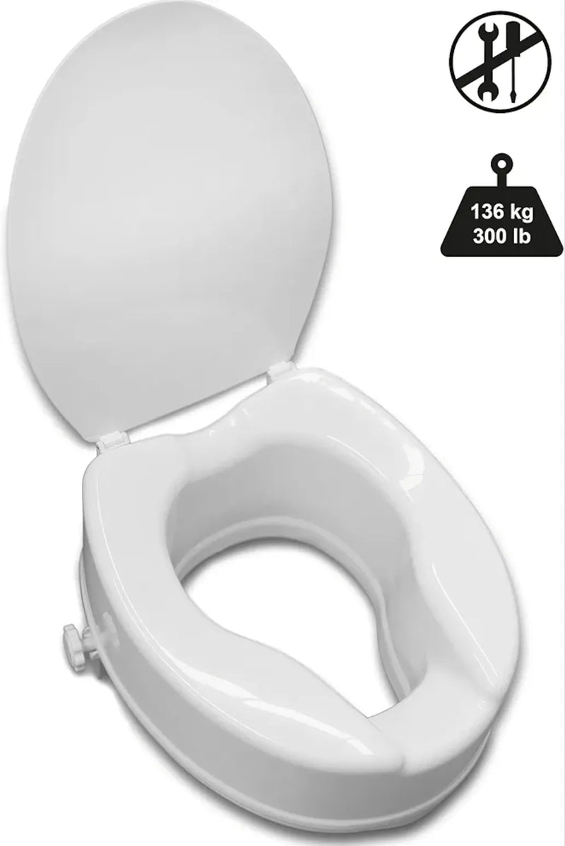 Elevador de WC para adultos con tapa - Pepe