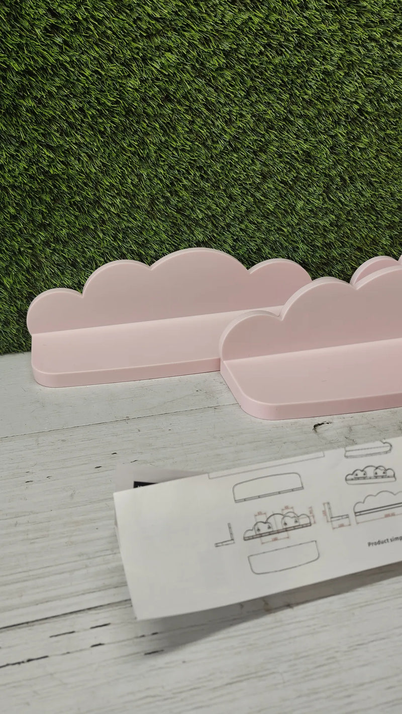 Estantería en forma de nube para habitación infantil