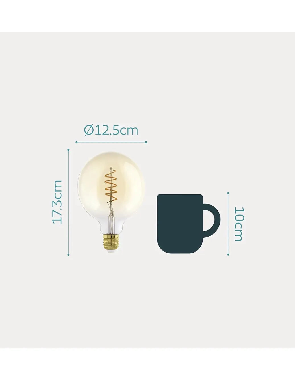 Bombilla esférica LED E27 Eglo